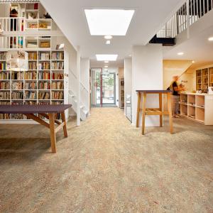 Room scene with Marmoleum Vivace eco-friendly flooring in Agate