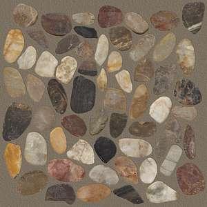 Pebble Sliced stone tile by Shaw, in Rio Blend