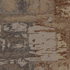 A Peeling carpet tile in Corroded