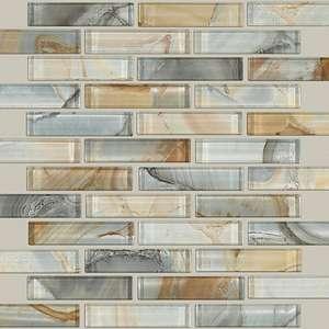 Mercury Glass tile from Shaw, in Gilt