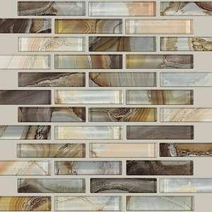 Mercury Glass tile from Shaw, in Bronzed