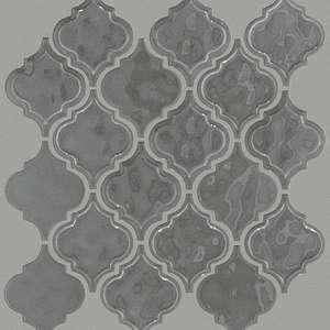 Geoscapes Lantern glass tile from Shaw, in Dark Grey