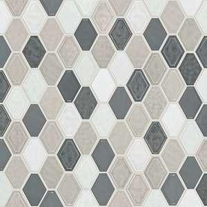 Geoscapes Diamond glass tile from Shaw, in Warm Blend