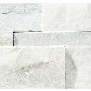 Firestone Split Face stone tile by Shaw, in Bianco Venatino