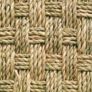 Basketweave seagrass carpet by Unique Carpets Ltd. in Natural