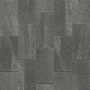 Sculpture porcelain tile by Shaw, in Anthracite