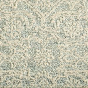 Grandeur Lace wool carpet in Sky