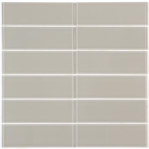 Vitro glass tile from Olympia in Taupe