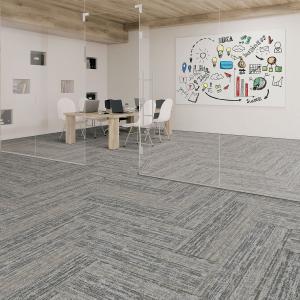 Room scene with Skyline carpet tiles, by Kraus, in Aviation