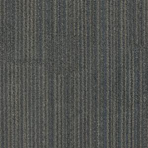 Kinematic carpet tiles in Blue Stroke
