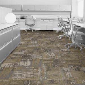 Office scene with A Peeling carpet tiles, by Interface, in Patina