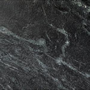 Olympia quartzite tile in Black (flamed & brushed)