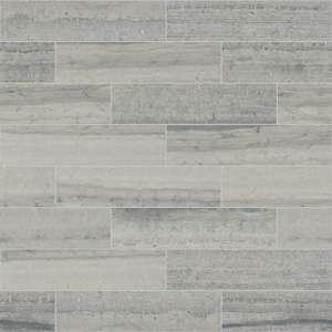 Chateau 4 x 16 stone tile from Shaw in Blue Grigio
