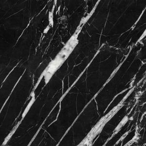 Olympia marble tile in Nero Marquina