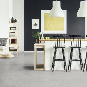 Room scene with Gerflor Texline® vinyl flooring in Shade Light Grey