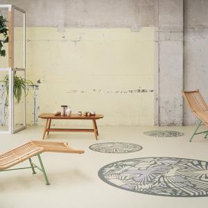 Room scene with Marmoleum Imagine flooring in Kustaa Saksi Oasis