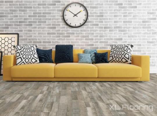Room scene with Rigidclick luxury vinyl flooring from XL Flooring, in Whistling Straits