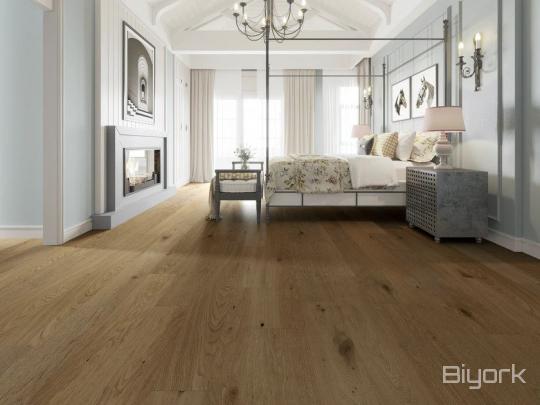 Room scene with The Nouveau 6 flooring from Biyork