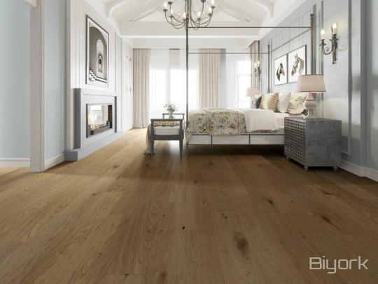 Room scene with The Nouveau 6 flooring from Biyork