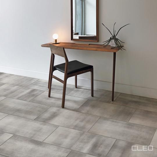 Room scene with CLEO limestone composite flooring in Brooklyn
