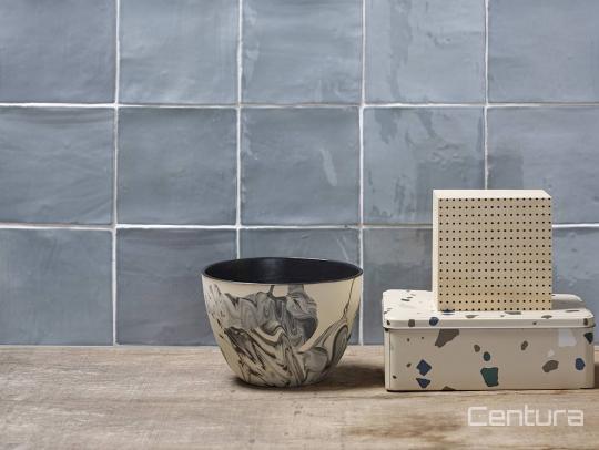 Room scene with Fes ceramic tile by Centura in Cielo
