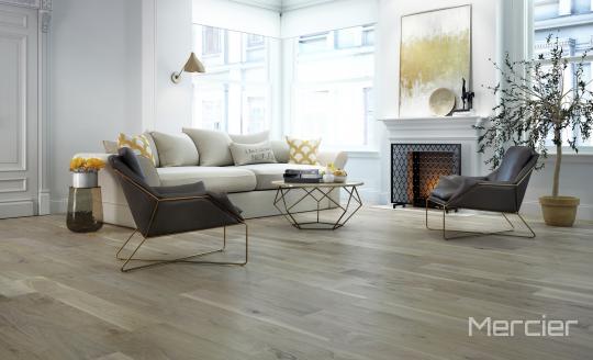 Room scene with Naked collection flooring from Mercier