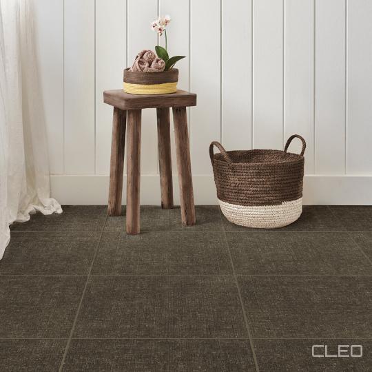 Room scene with CLEO limestone composite flooring in Tacoma